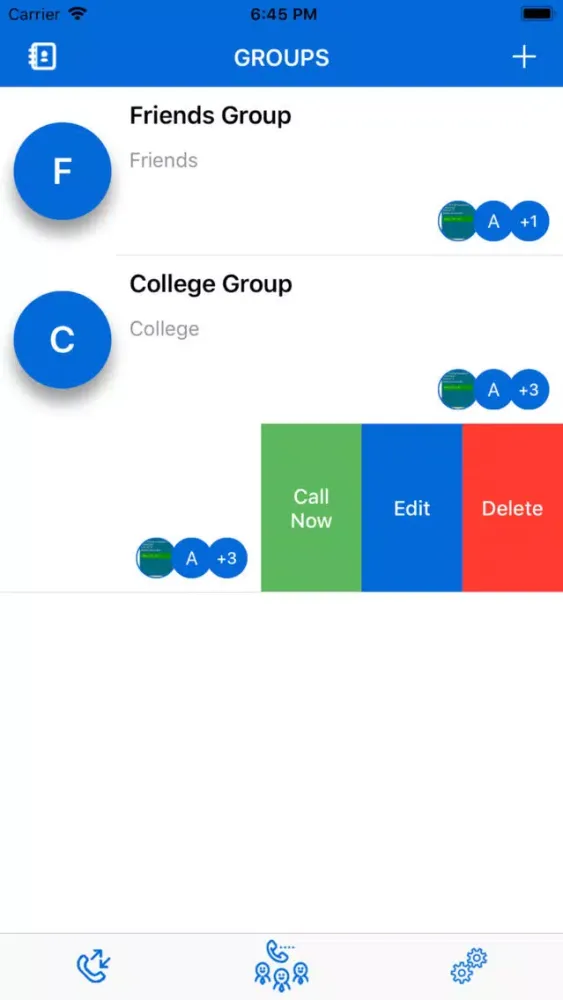 تصاویر Group Dialer App