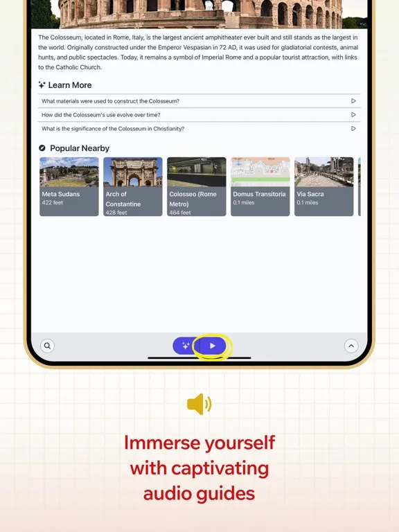 Screenshot di GuideToGo: GPS Audio Guides iPad 