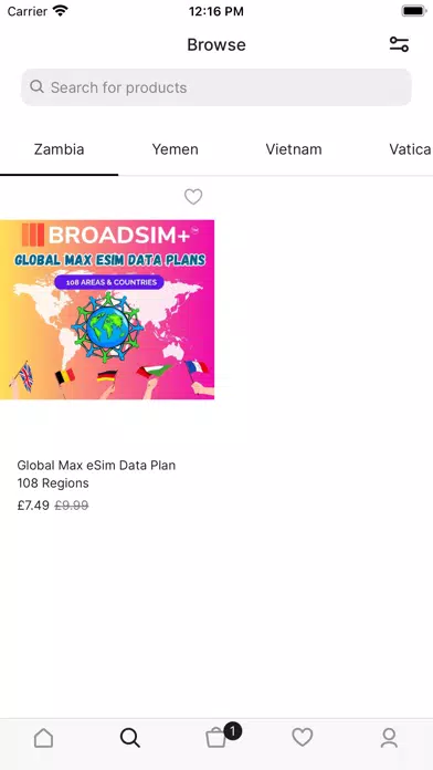 ภาพหน้าจอของ BroadSim+