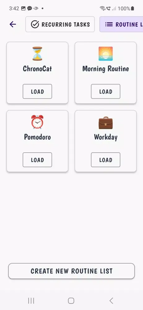 Focus Interval Timer ChronoCat Screenshots