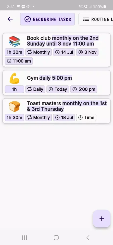 Focus Interval Timer ChronoCat Screenshots
