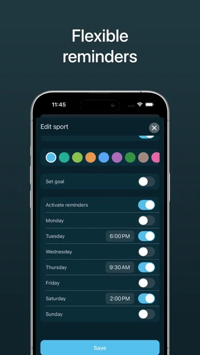 Workout Routine Planner: Habiz স্ক্রিনশট