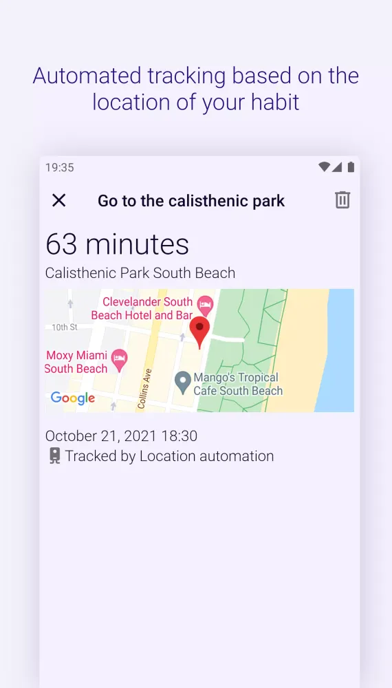 Habyte－Automated habit tracker Screenshots