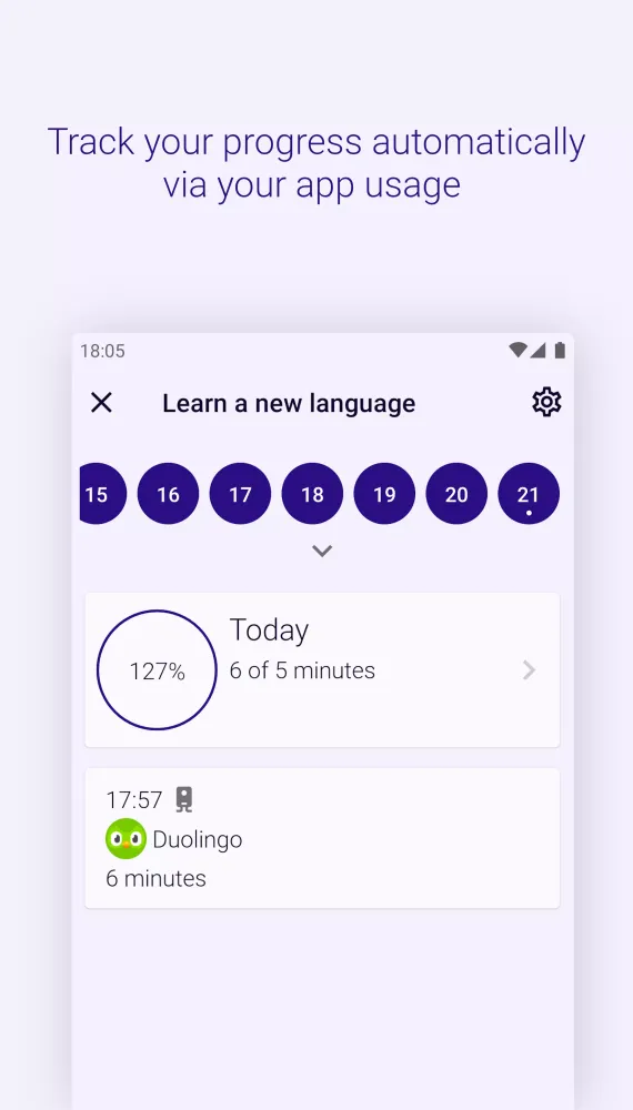 Habyte－Automated habit tracker Screenshots