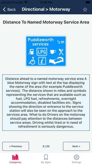 Driving Theory Test Road Signs应用截图