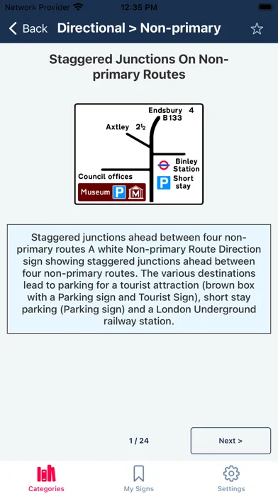 Driving Theory Test Road Signs应用截图