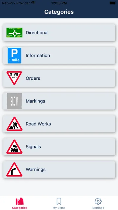 Driving Theory Test Road Signs应用截图