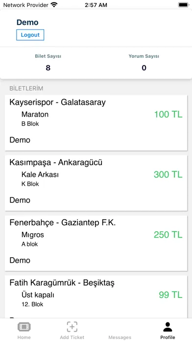 Capturas de pantalla de Maç Bileti Al Sat, Haydi Maça!