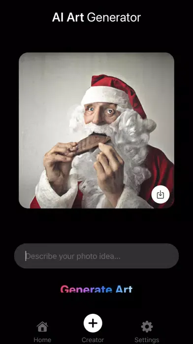 Скриншоты OMG AI Art Generator
