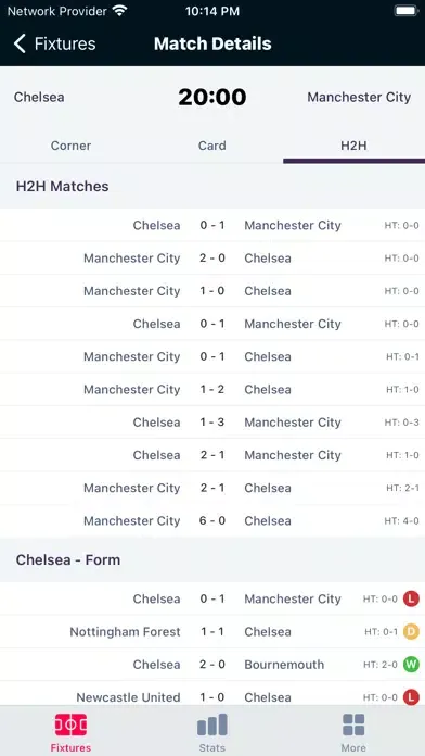 6Stats - Football Stats應用截圖