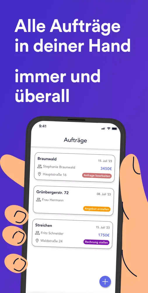 handly - Handwerker App Screenshots