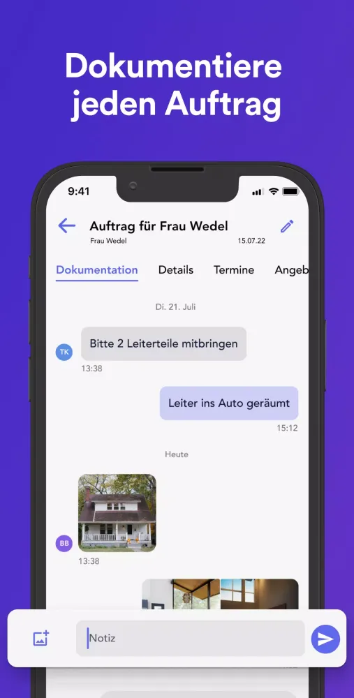 handly - Handwerker App Screenshots
