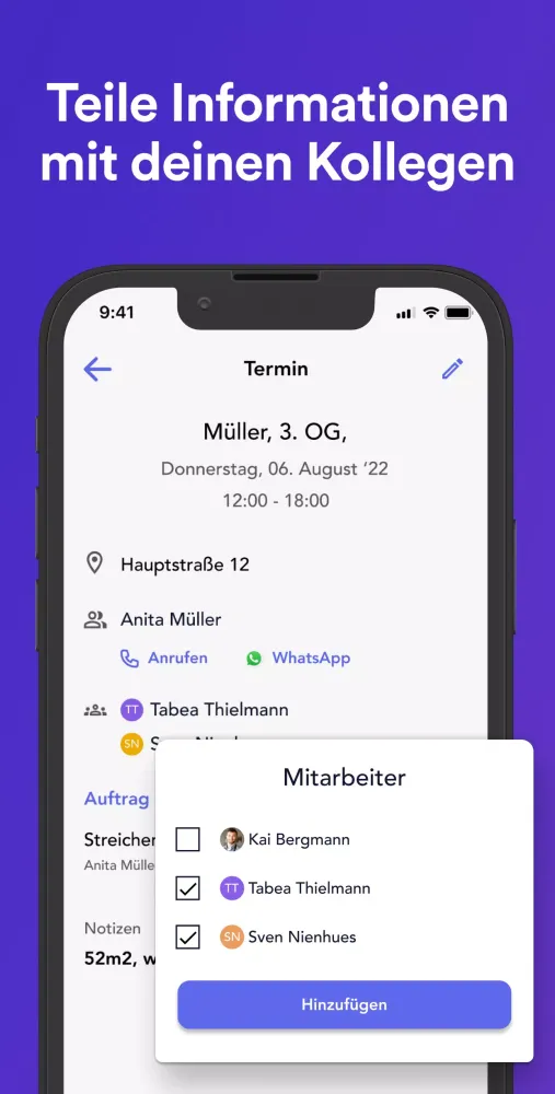 handly - Handwerker App Screenshots