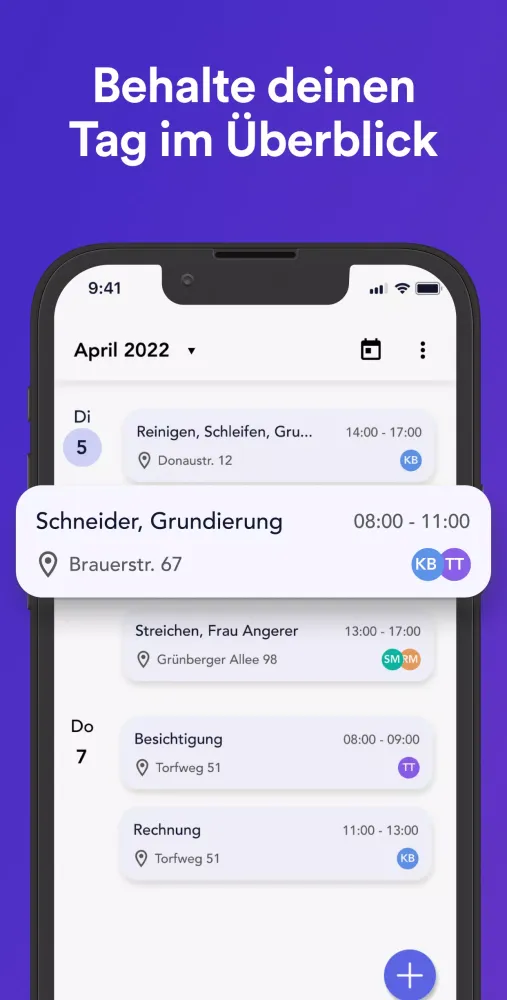 handly - Handwerker App Screenshots