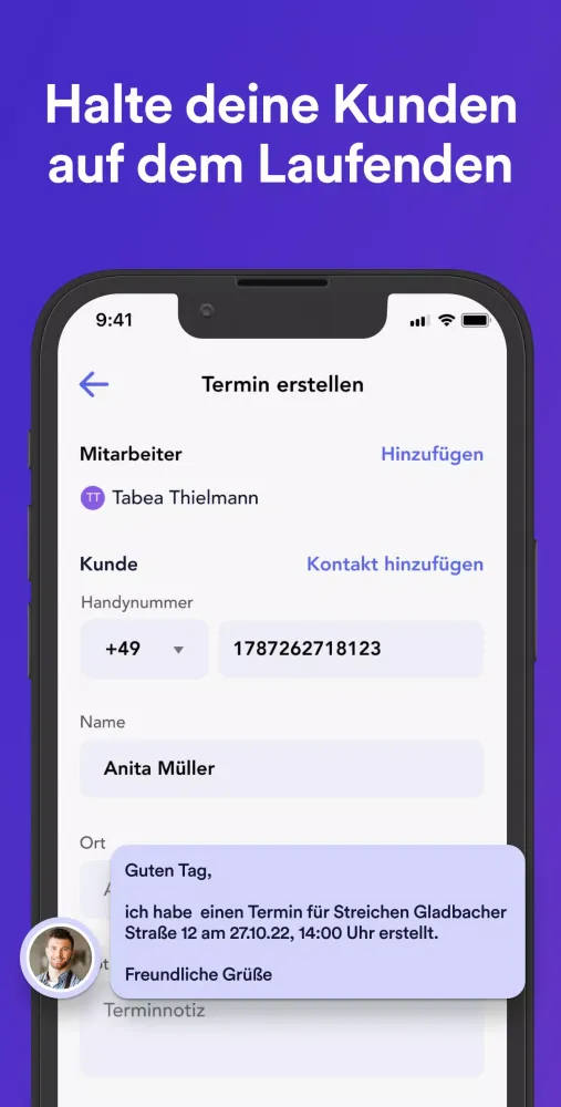 handly - Handwerker App Screenshots