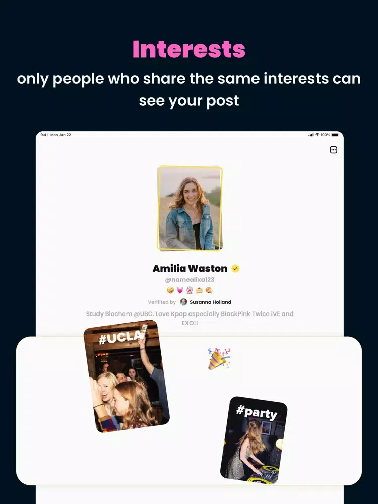 Happin: Friends & Local events iPad  Screenshots