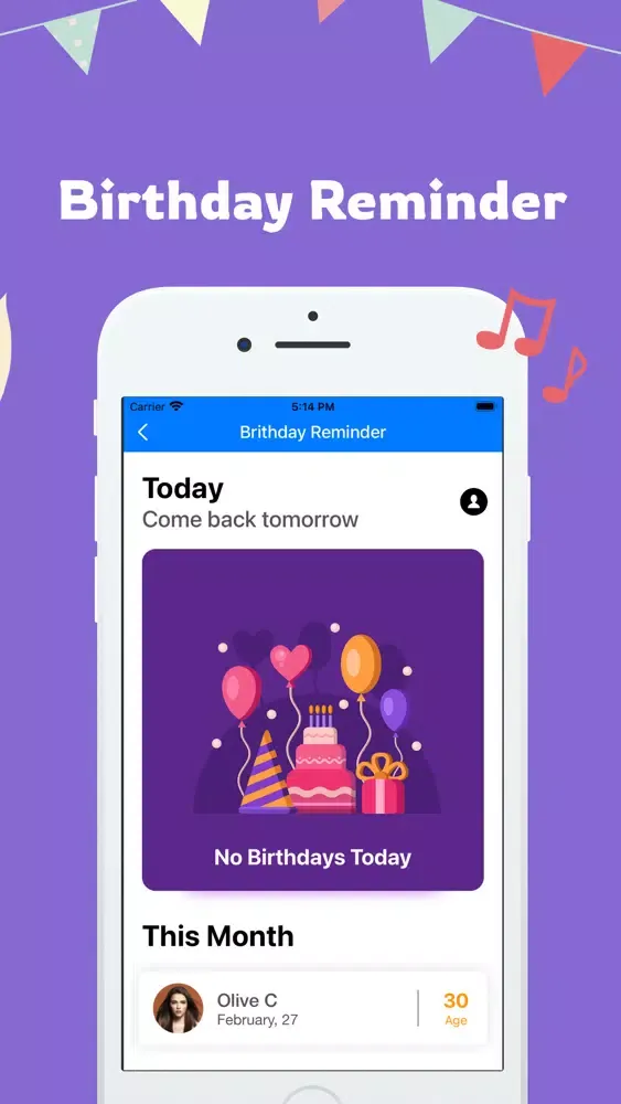 Ảnh chụp màn hình của Birthday Wish: Happy Birthday