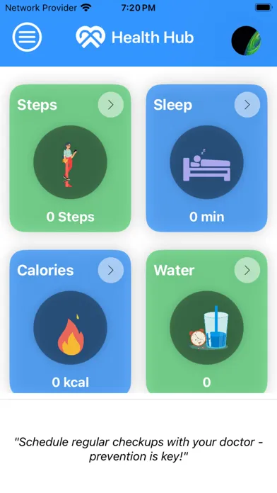HealthHub: Track and Improve Screenshots