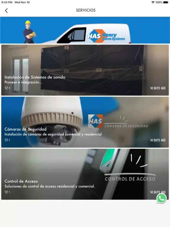 تصاویر Henry Alarm System iPad 