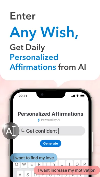 Capturas de tela do I am + Daily AI Affirmations