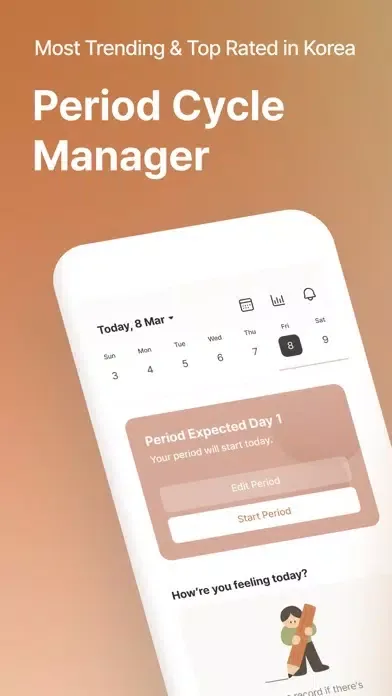 Capturas de tela do Heymoon: Period Cycle Tracker
