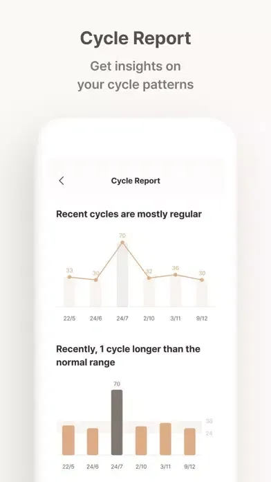 Capturas de tela do Heymoon: Period Cycle Tracker