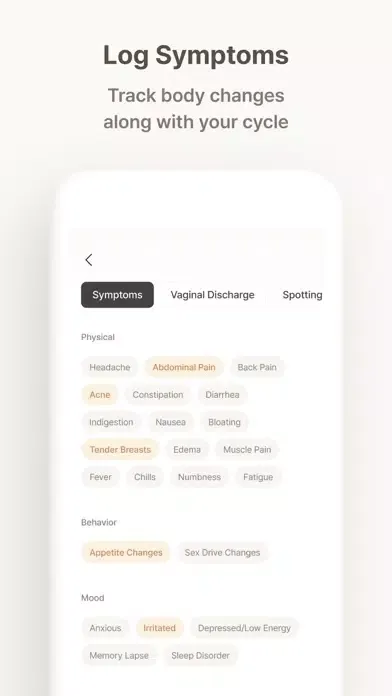 Capturas de tela do Heymoon: Period Cycle Tracker