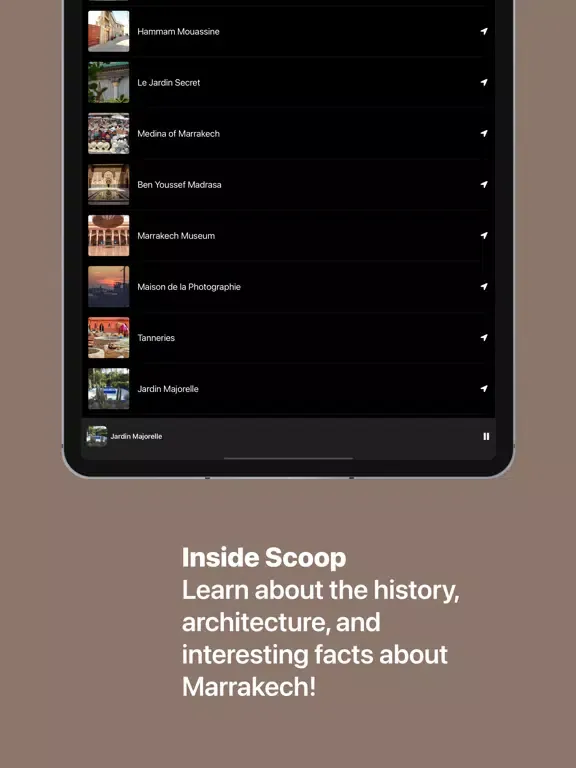 HipTrip Marrakech - Audio Tour iPad  Screenshots