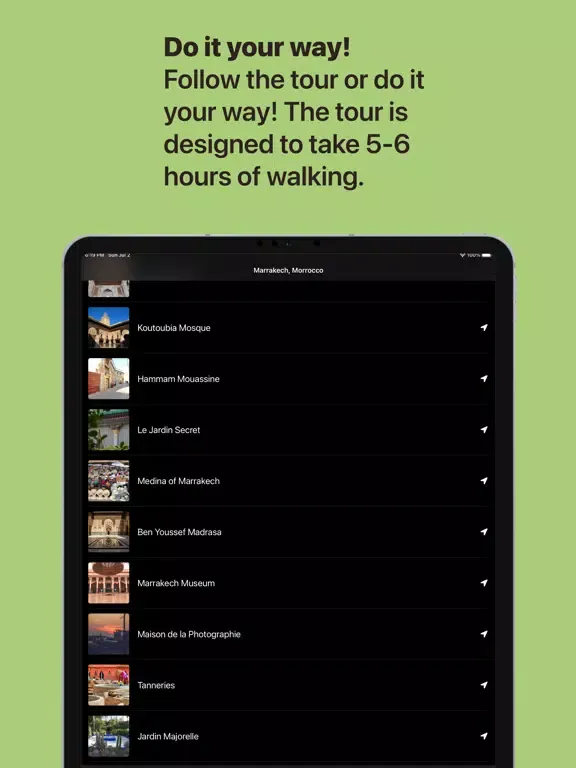 HipTrip Marrakech - Audio Tour iPad  Screenshots