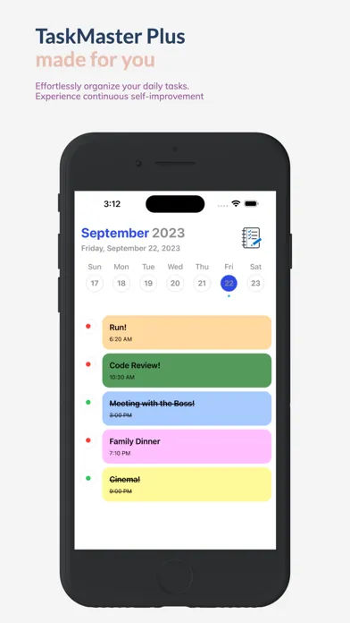 TaskMaster Plus Screenshots