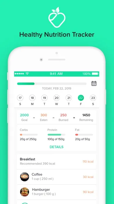 Скриншоты Healthy Nutrition Tracker