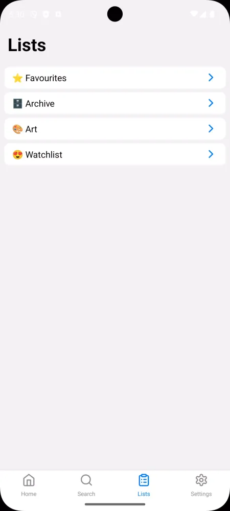 Hoarder App Screenshots