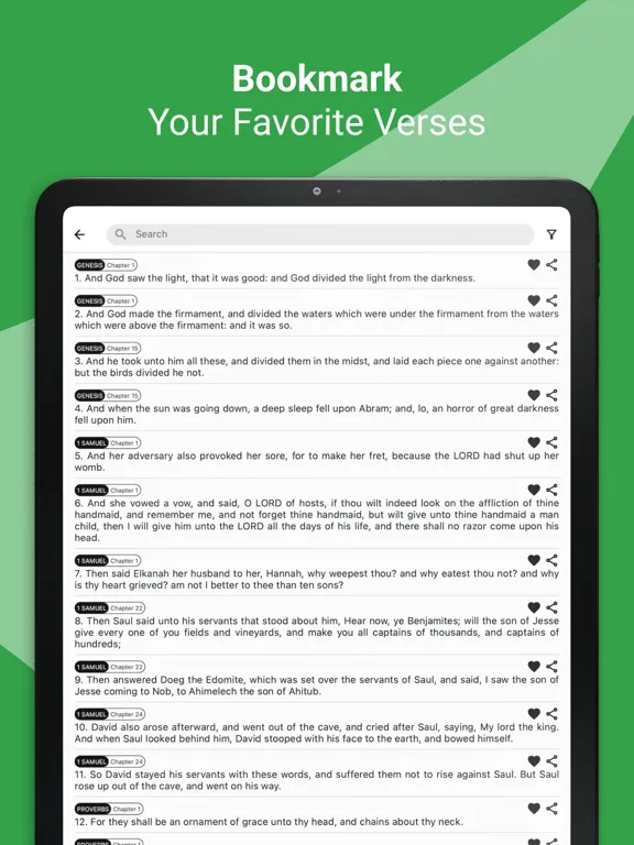 Captures d'écran de KJV Bible | King James Verses iPad 