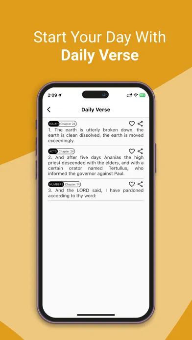 Captures d'écran de KJV Bible | King James Verses