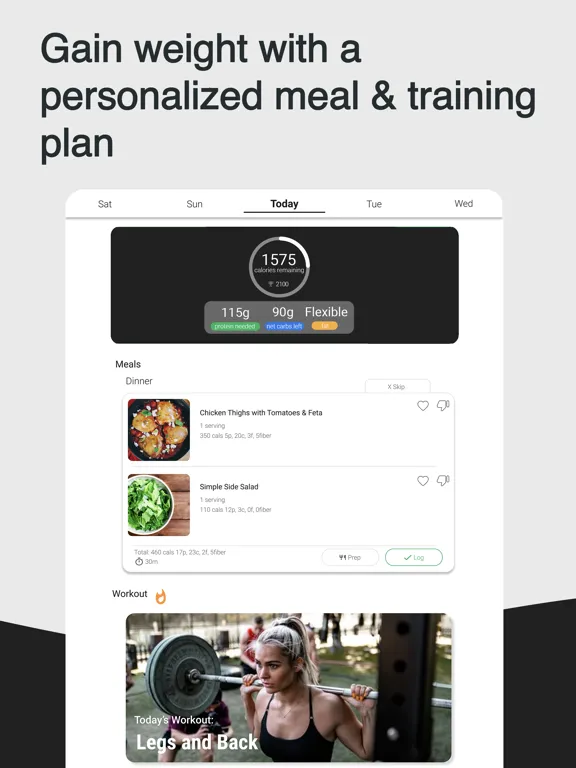 تصاویر The Weight Gain App iPad 