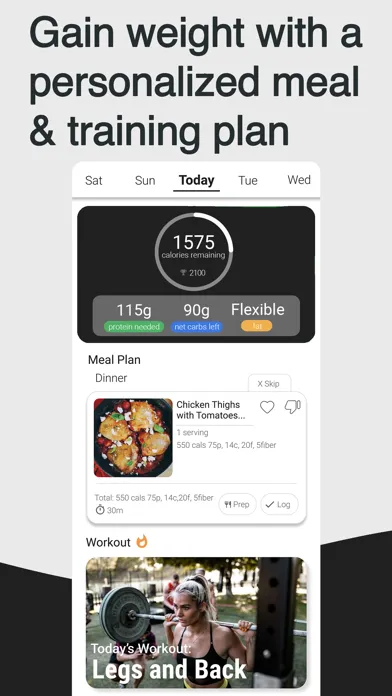 تصاویر The Weight Gain App