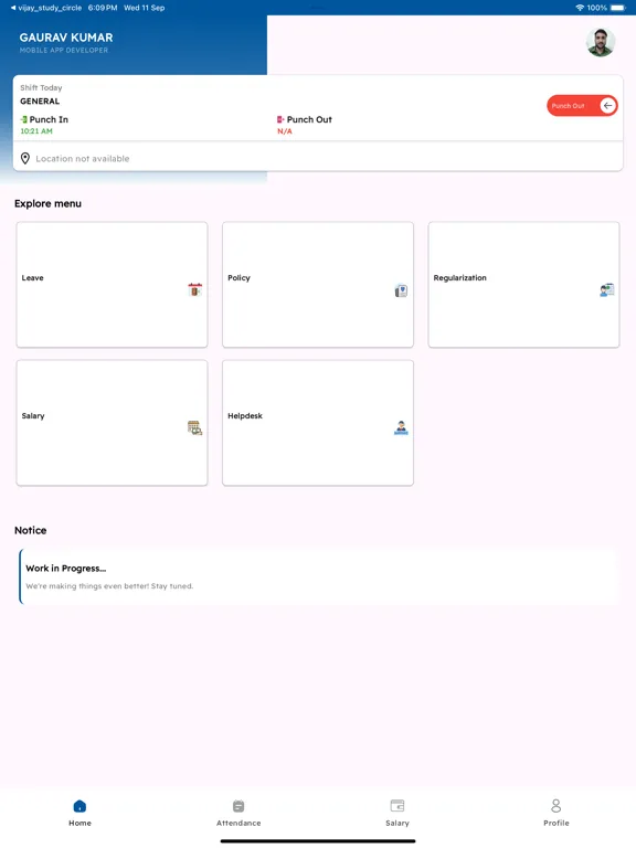 HRMS-Plus iPad  Screenshots