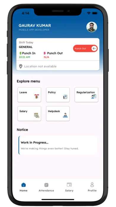 HRMS-Plus Screenshots