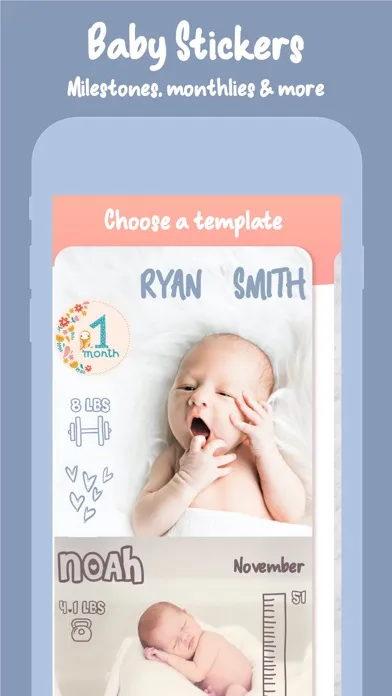 Bino: Baby Photo Editor App應用截圖