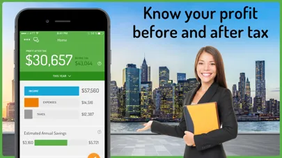 Tangkapan skrin Hurdlr Mileage, Expenses & Tax