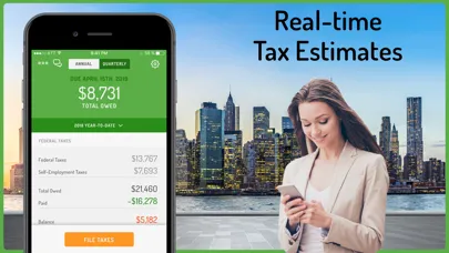 Tangkapan skrin Hurdlr Mileage, Expenses & Tax