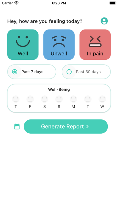 Tangkapan skrin Health Log App - How u Doing?