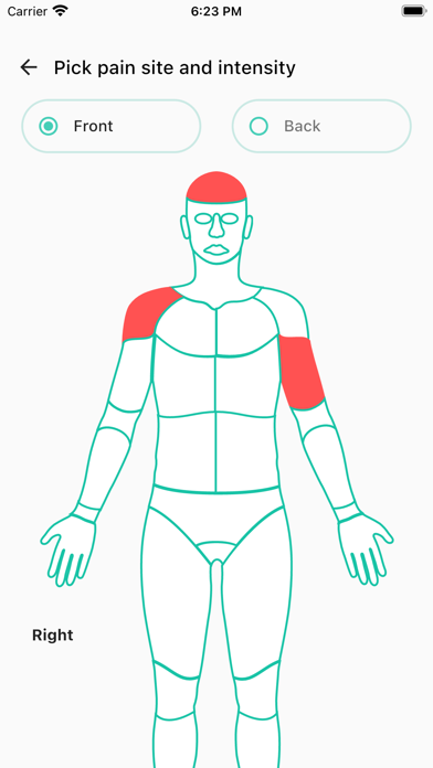 Tangkapan skrin Health Log App - How u Doing?