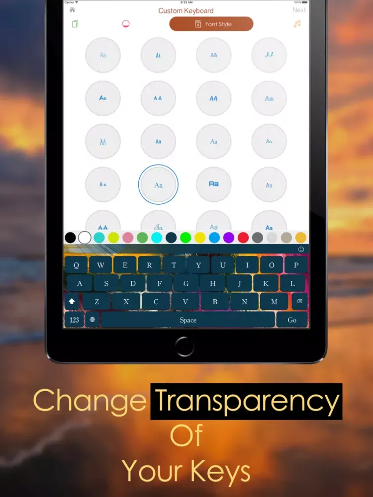 My Photo Keyboard Background iPad  스크린샷