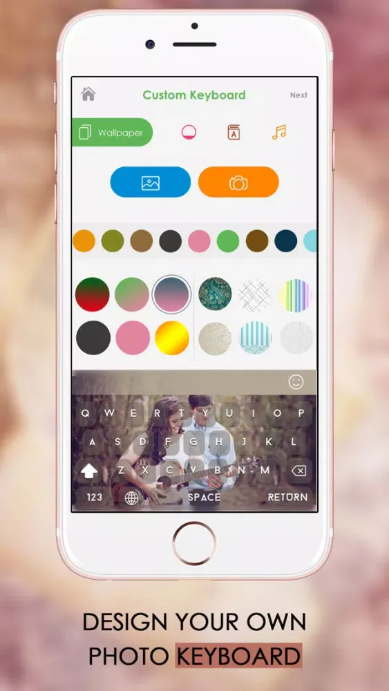 My Photo Keyboard Background 스크린샷