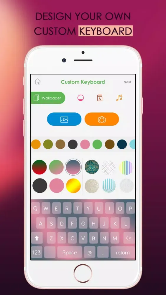 My Photo Keyboard Background 스크린샷