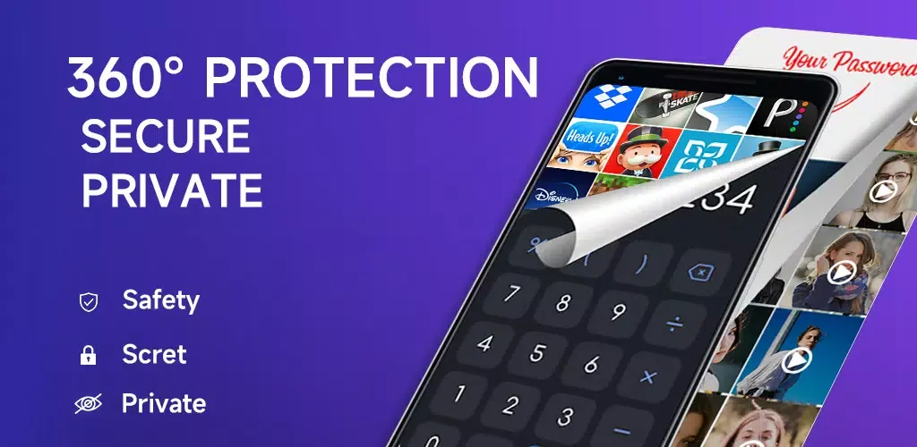 Calculator Vault & hide photos Screenshots