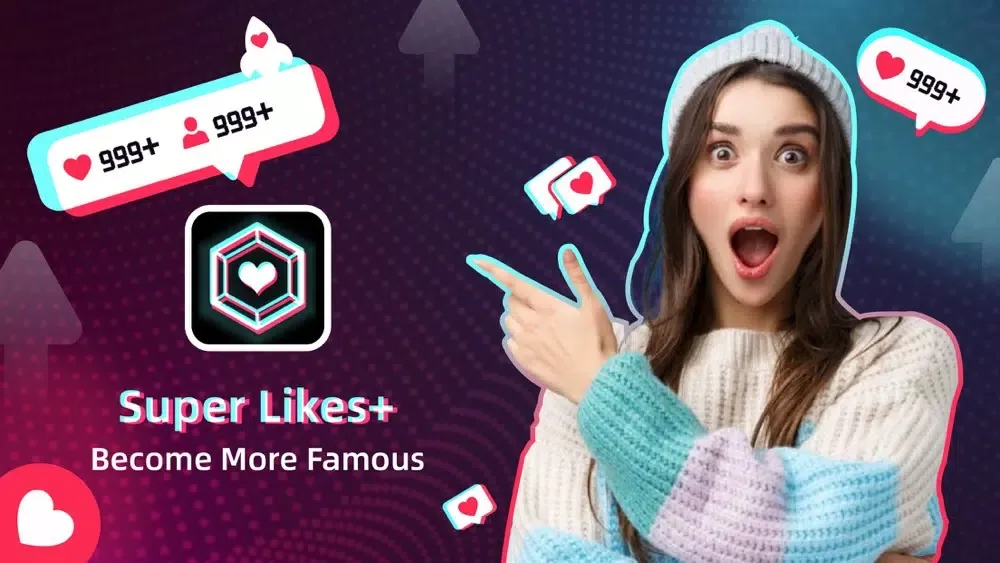 Ảnh chụp màn hình của Tik Up: Boost Likes Icon Maker
