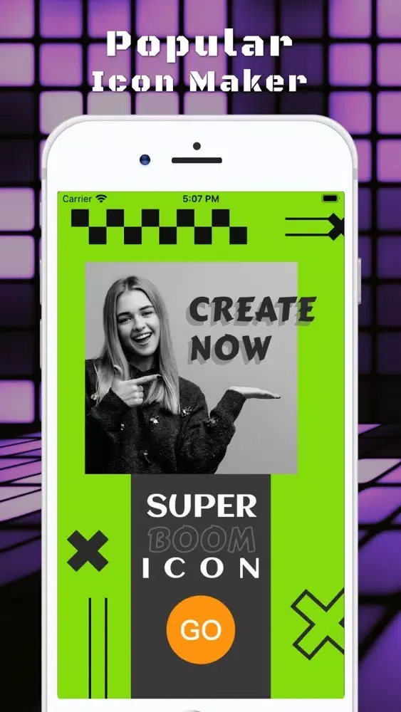 Ảnh chụp màn hình của Tik Up: Boost Likes Icon Maker