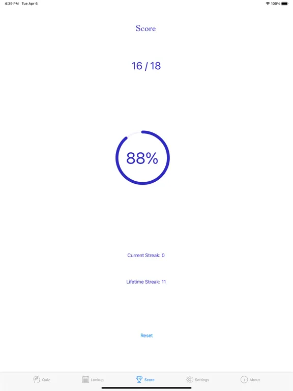 Day of Week iPad 应用截图